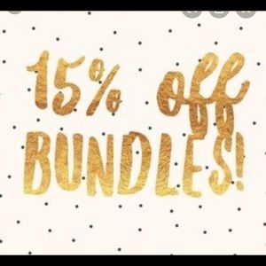Bundle any 2 items take 15%